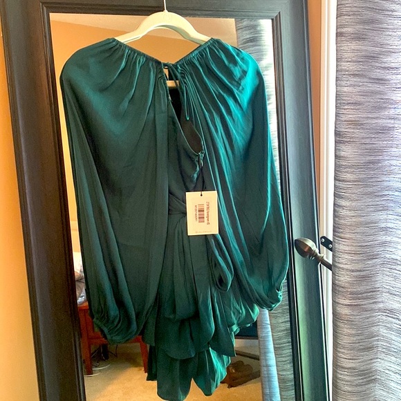 NWT Hello Molly Forest Green Romper Dress - Size XS - Picture 2 of 4
